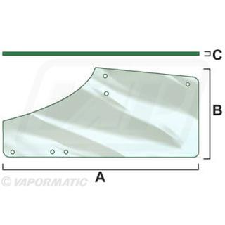 VAPORMATIC LEFT GLASS DOOR - L77647, L210073, VPM7368