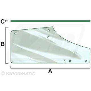 VAPORMATIC RIGHT GLASS DOOR - L77648, L213355, VPM7369, L169103