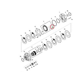 JOHN DEERE SPRING WASHER - R87395